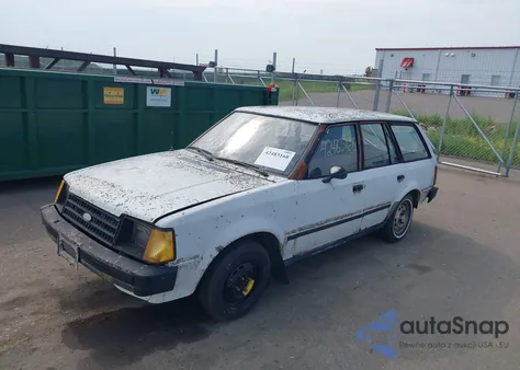 1985 Ford Escort L из США, поврежденный, VIN 1FABP0941FW219880